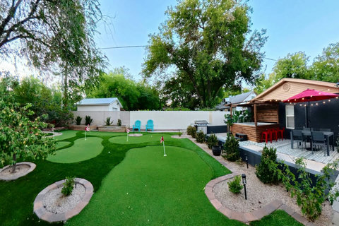 With a private backyard this great, you may never want to leave.