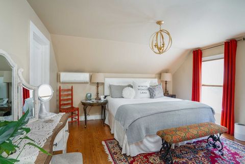 Master Bedroom King Bed With Seasonal Decor