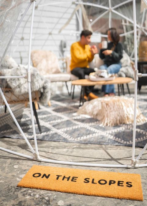 New! Create Special Memories In Our Heated Outdoor Igloo With The "Love of Your Life" 
(Available November-March)