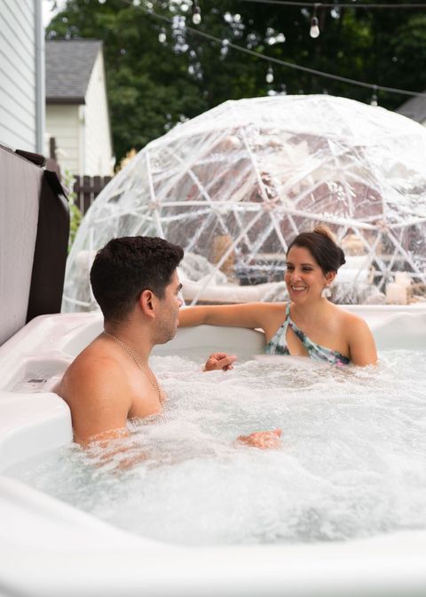 Afterwards, Slip Into a Cozy Robe & Enjoy Our Heated Outdoor Dome
(November-March)