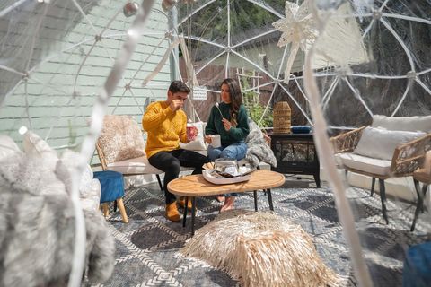 Heated Outdoor Dome Fun
(Available November-March)