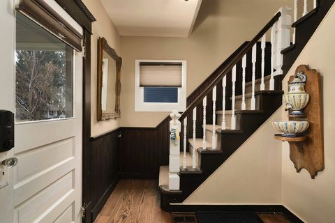 Our Front Door Foyer Beautiful Hard Wood Flooring Throughout The Home
