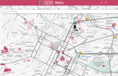 Mapa San Pedro Cholula, cuando reserves te lo mando en alta calidad para que lo tengas a la mano en tus imágenes.
