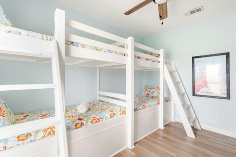 Built-in bunks the kids will love