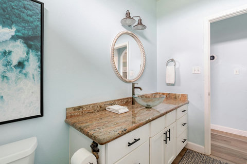 Second bath vanity