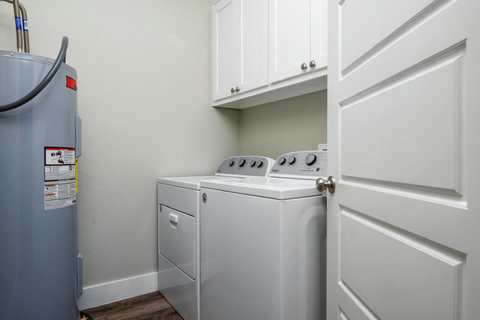 Laundry room with washer and dryer