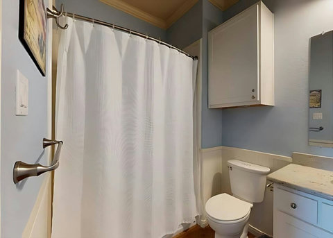 Bath with a tub-shower