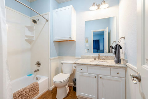 Bath with a tub-shower