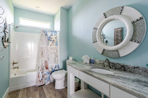 Bath with a tub-shower