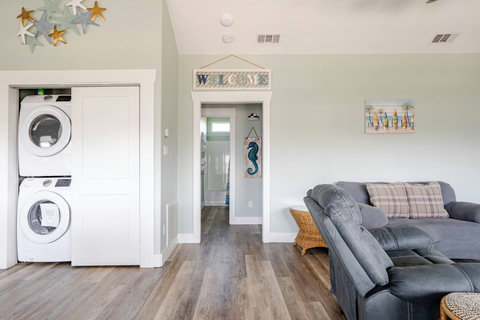 Living room by the front door