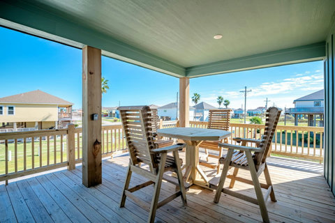 Deck seating with a view