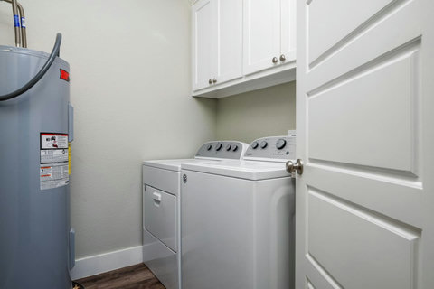 Laundry room with washer and dryer