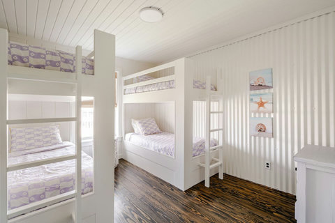 Twin bunks with a dresser