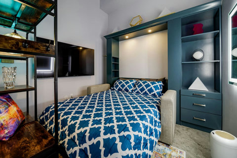 Second bedroom with a Murphy bed