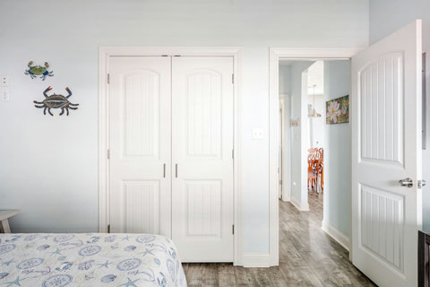 Second bedroom with a roomy double closet