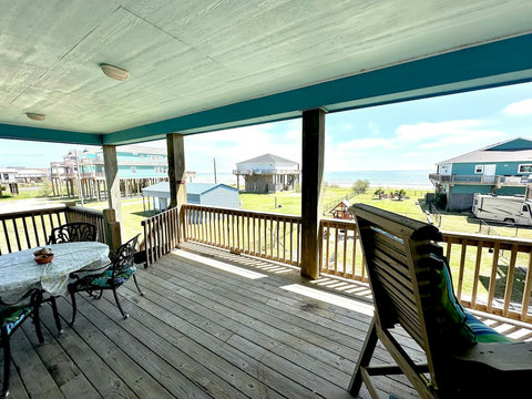 Ocean breeze and room to relax on the deck