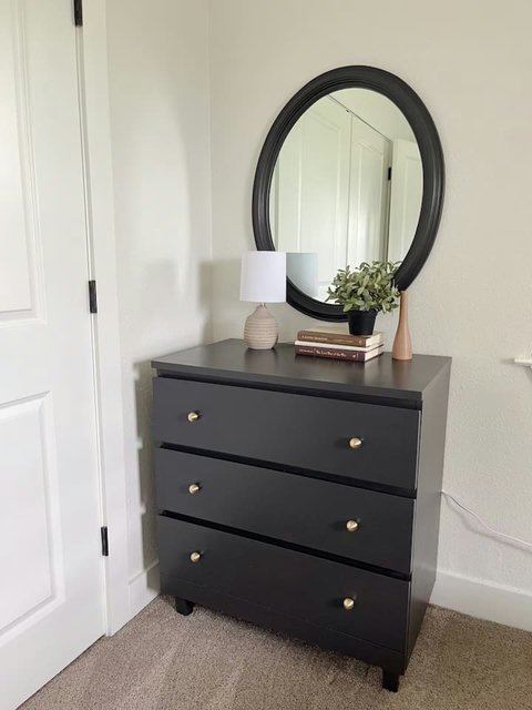 Dresser and mirror