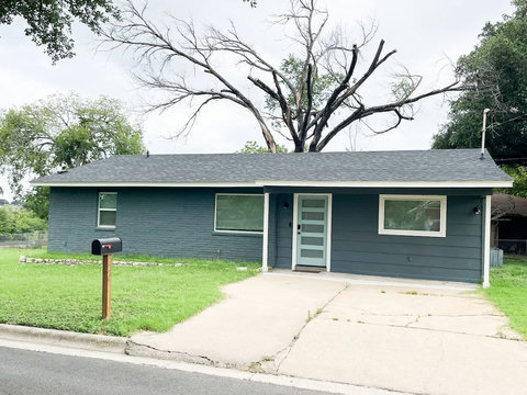 Driveway and front walk