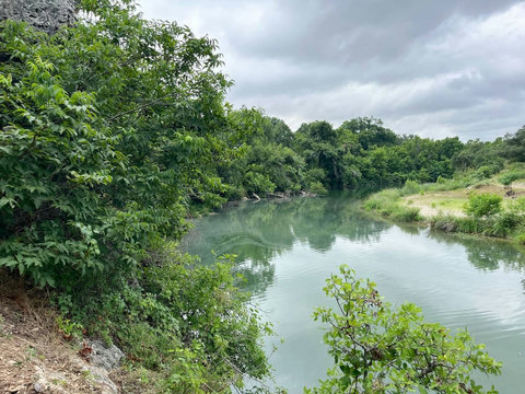 San Gabriel River, close by