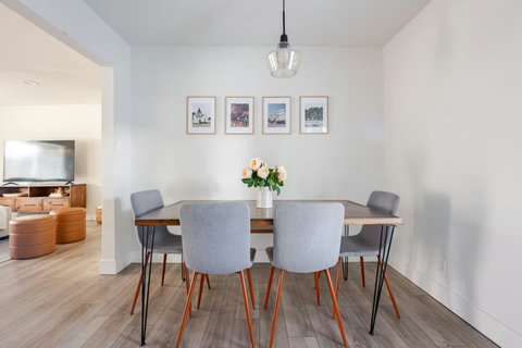 Dining table for six