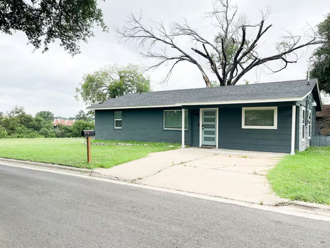 Front of the house and driveway