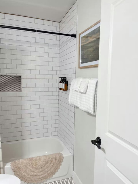 Tub with subway tile