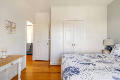 Bedroom with a double closet