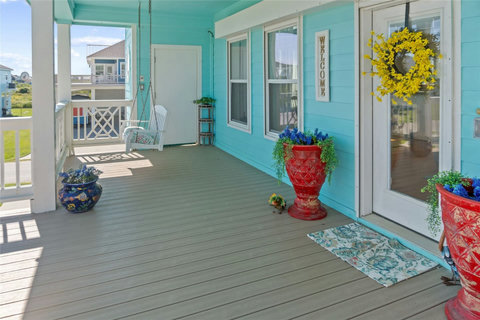 Welcoming front porch