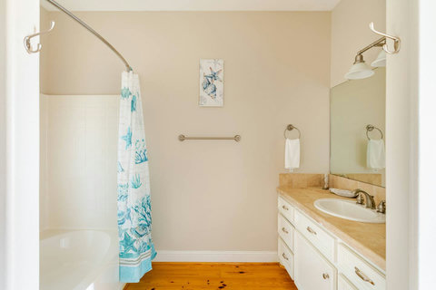 Bath with a tub-shower