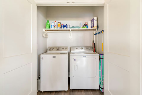 Washer and dryer