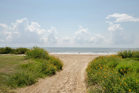 Sandy path straight to the beach