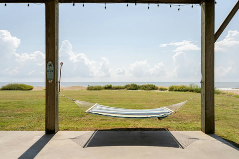 Hammock with a view of the dunes