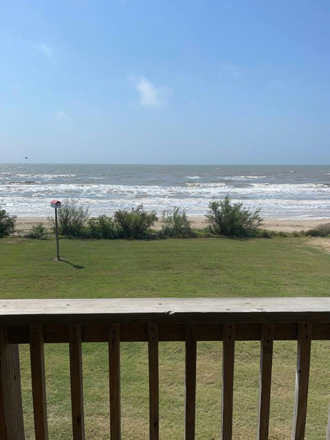 Surf view from the deck rail