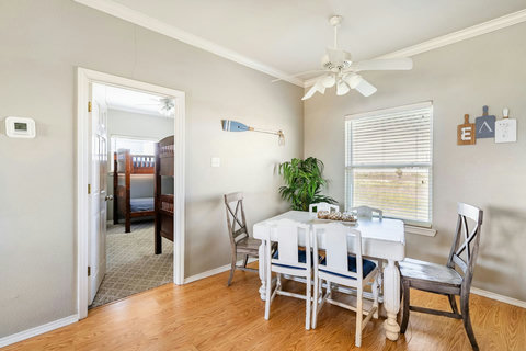 Farmhouse dining table for six