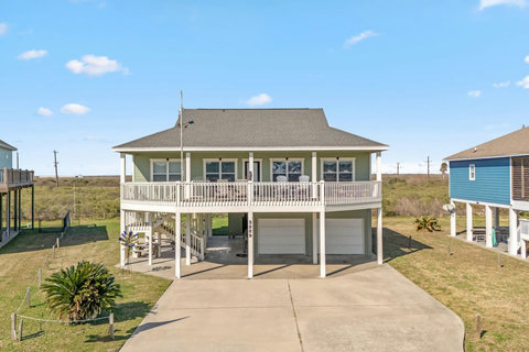 Front of the house with a two-car garage