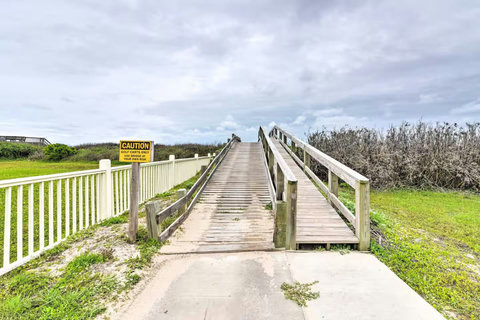 Boardwalk path to the beach