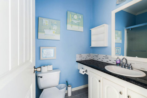 Second bath with a walk-in shower