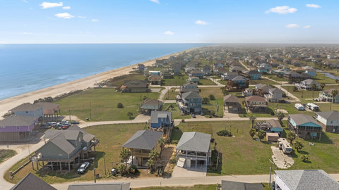 Miles of beach along the coast