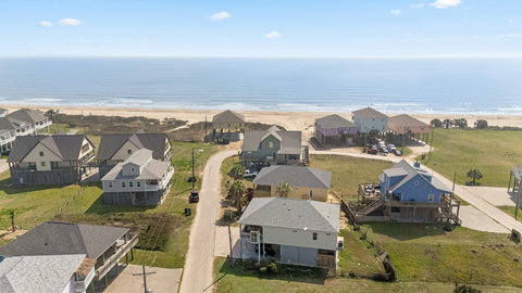 Beach access at the end of the road