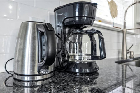 Coffee maker and electric kettle