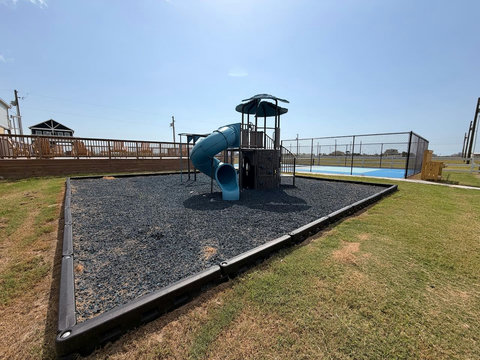 Kids' playscape in the community