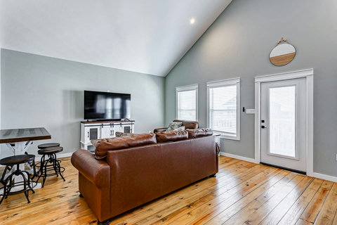 Living room with plenty of light
