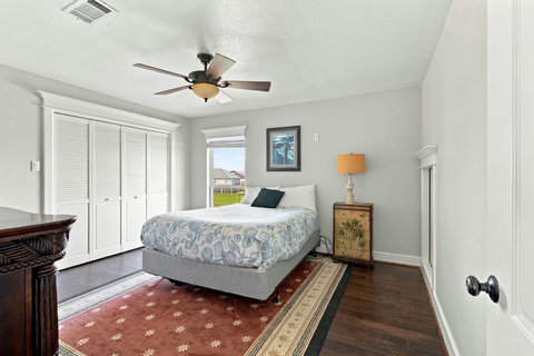 Bedroom with a large closet