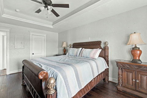 Primary bed with nightstands