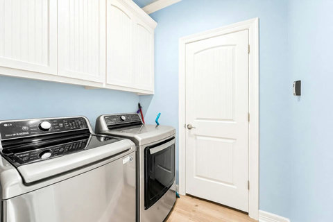 Washer and dryer
