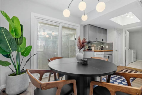 Dining nook by the kitchen