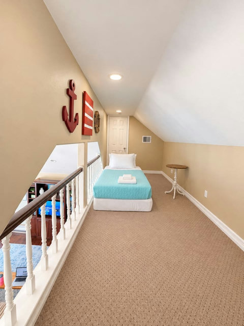 Cozy loft nook the kids will love