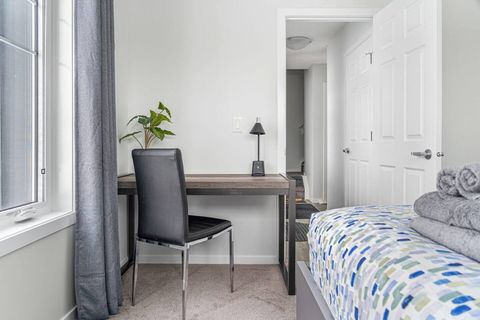 Queen Bed - Bedroom #2 with dedicated work station