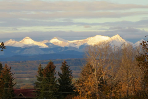 Mountain view from home