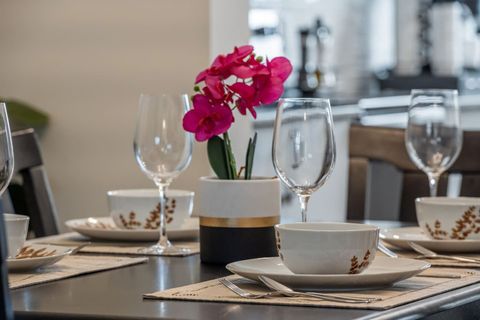 Enjoy your night with complimentary wine and drinks.